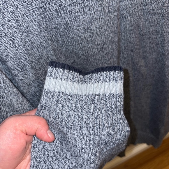 Men's blue and white Sweater - Picture 3 of 4